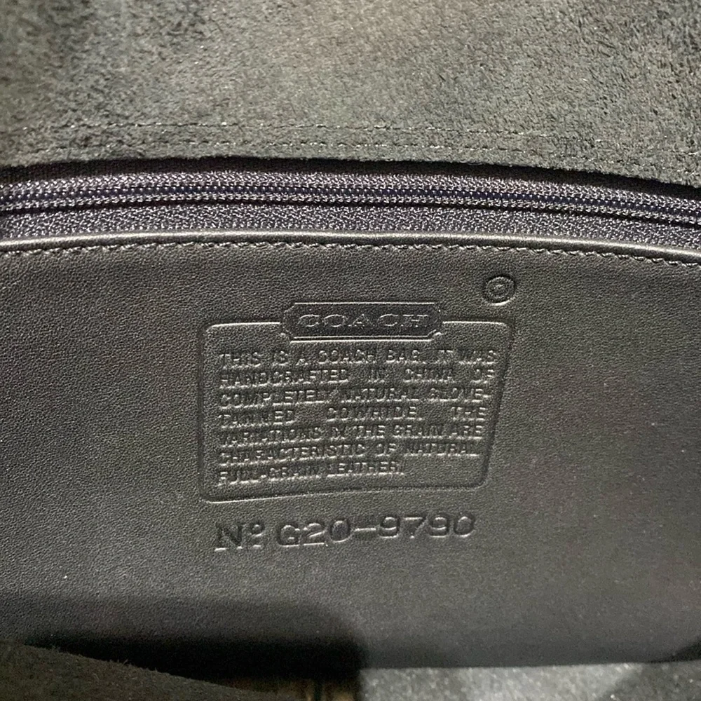 Vintage Coach City Bag 9790 Legacy black leather excellent condition